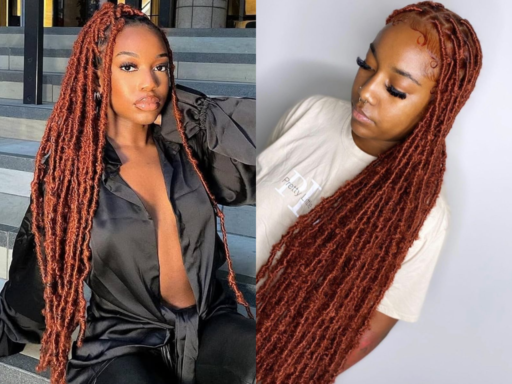 350 Hair Color: How to Slay This Bold and Beautiful Shade 6 350 hair color faux locs