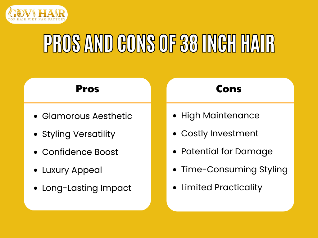 How Long is 38 Inch Hair? Complete Guide with Length Chart 5 Pros and Cons of 38 Inch Hair