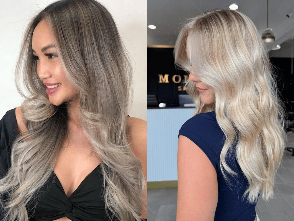 Ash blonde vs platinum blonde
