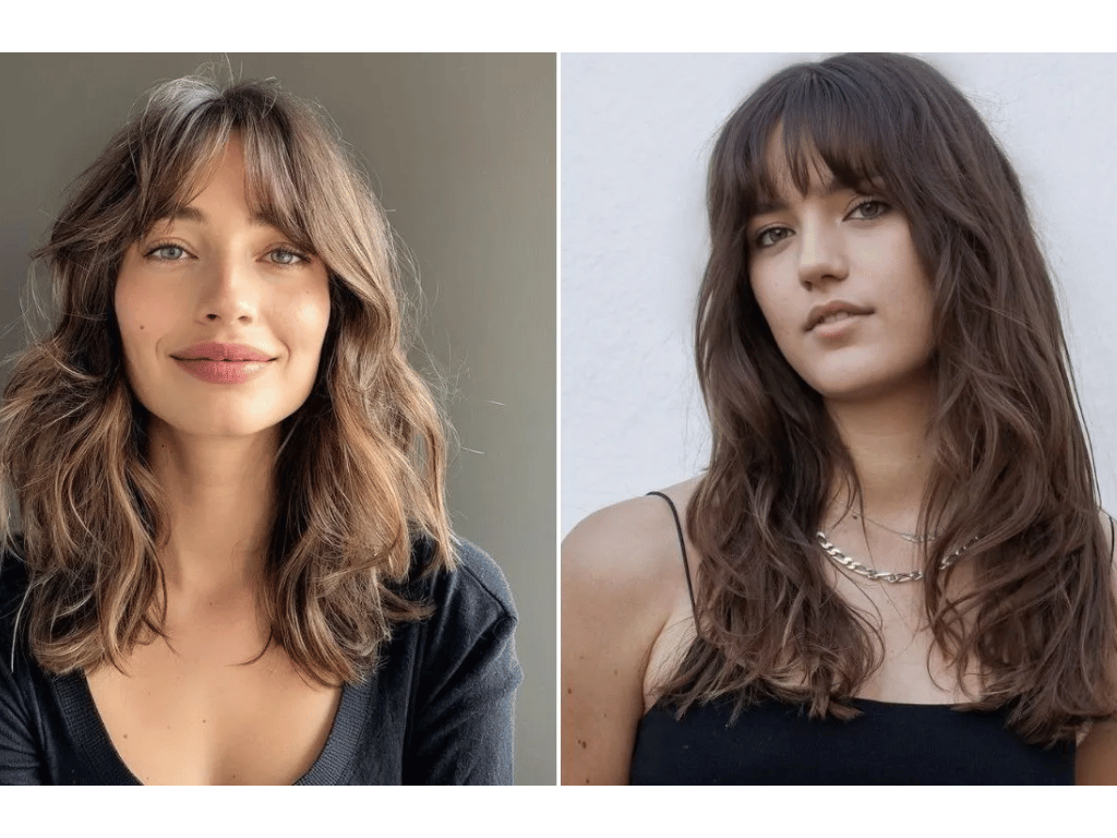 Bangs hairstyle that suits most face shapes
