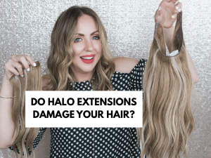 Do halo extensions damage your hair