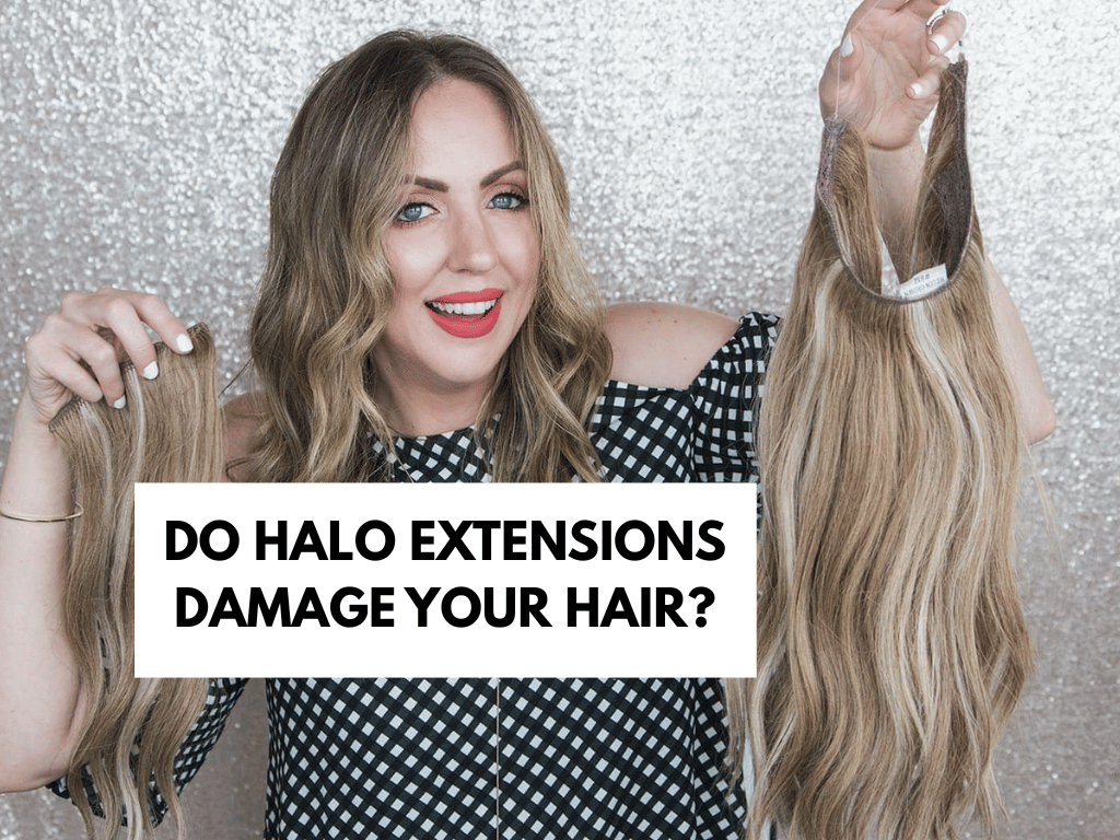 Do halo extensions damage your hair