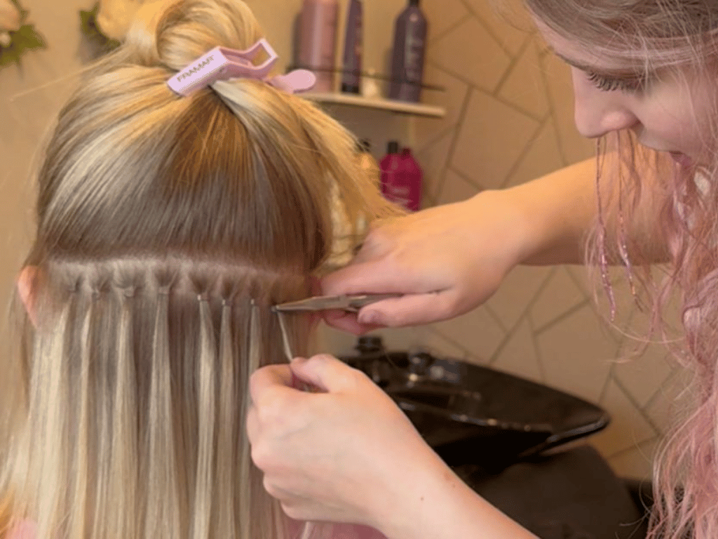 F Tips are applied with beads with comfort.