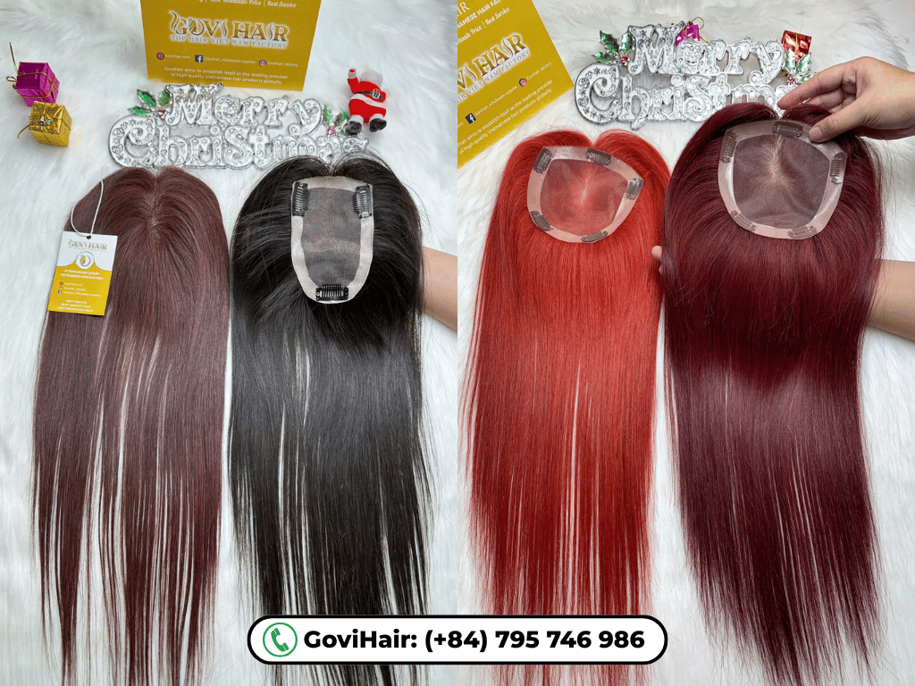 Human hair topper at GoviHair