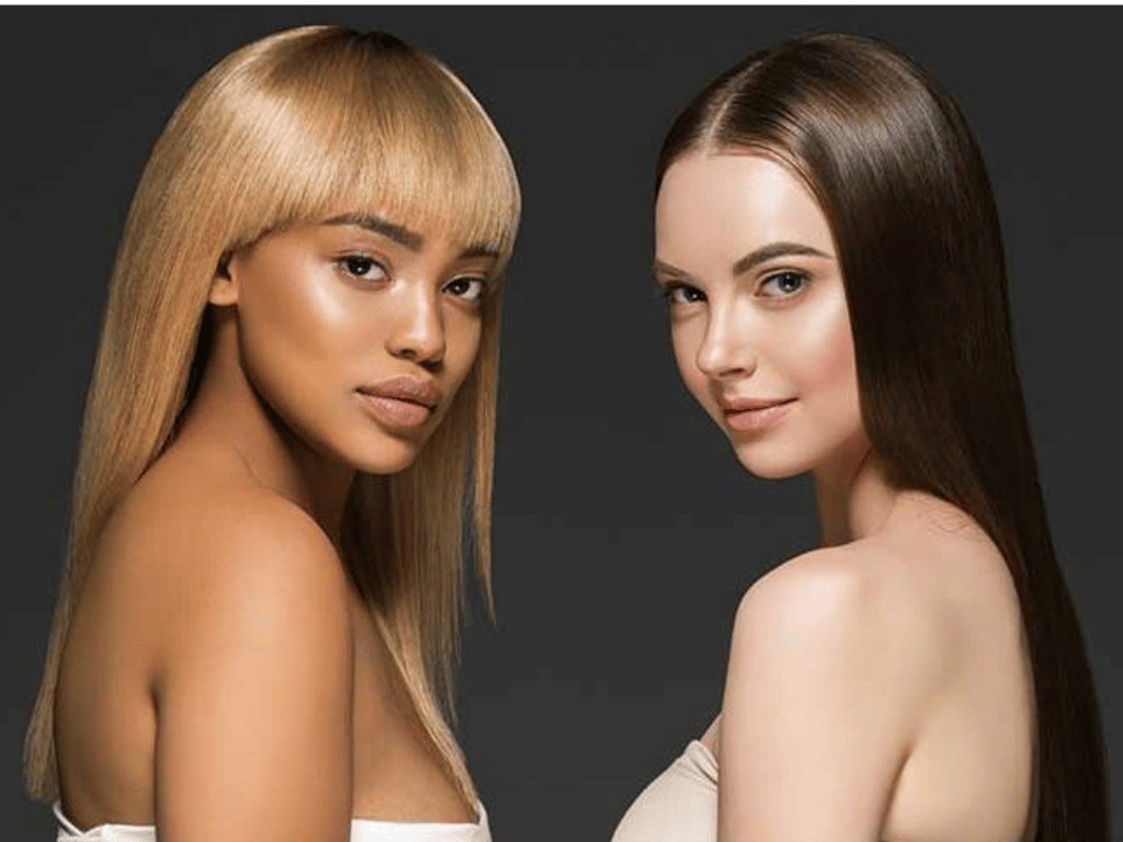Human hair wigs feel natural, while synthetic wigs are lighter and cooler