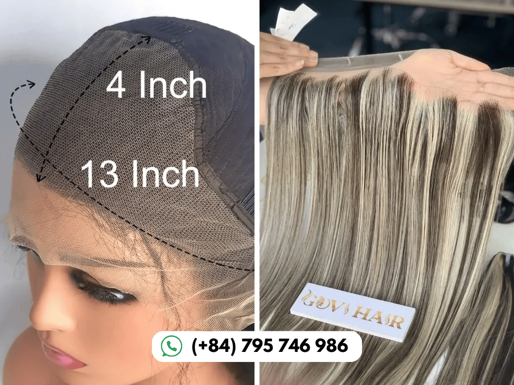 Lace front wigs are lightweight and breathable