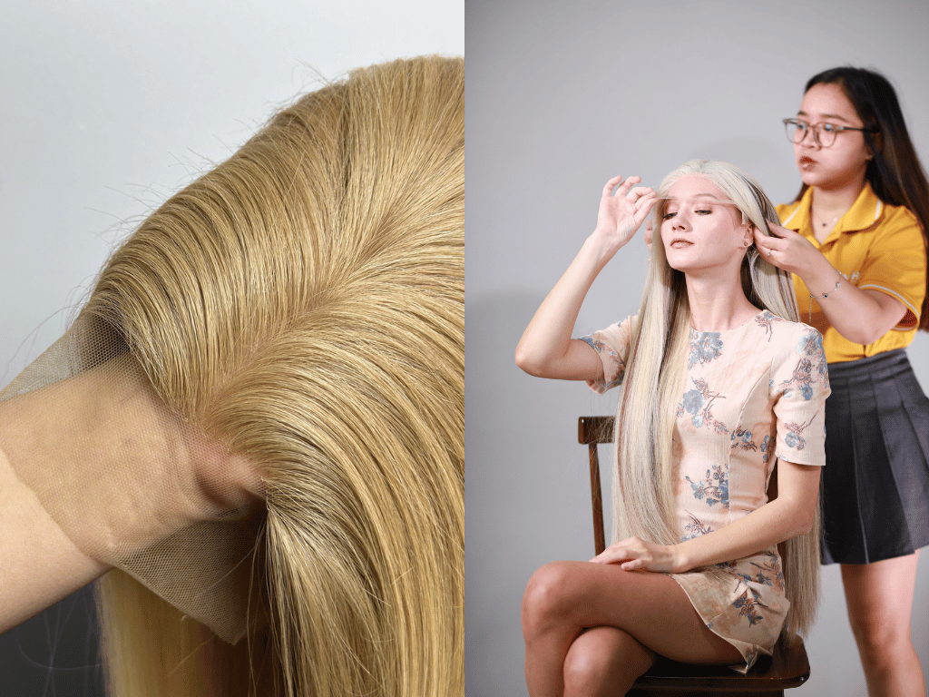 Make sure the wig is snug but not too tight