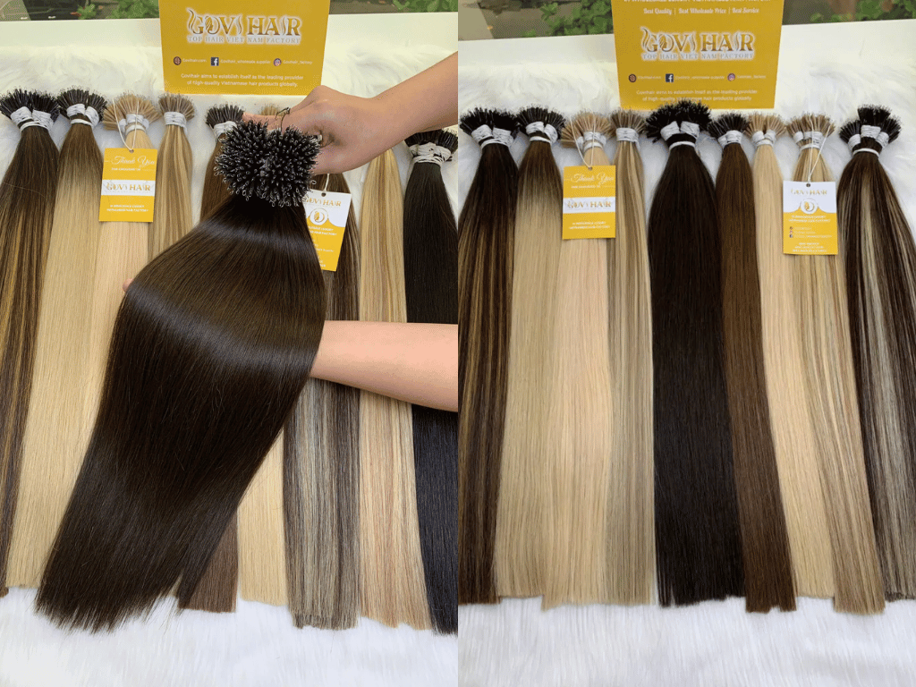 Nano ring hair extensions