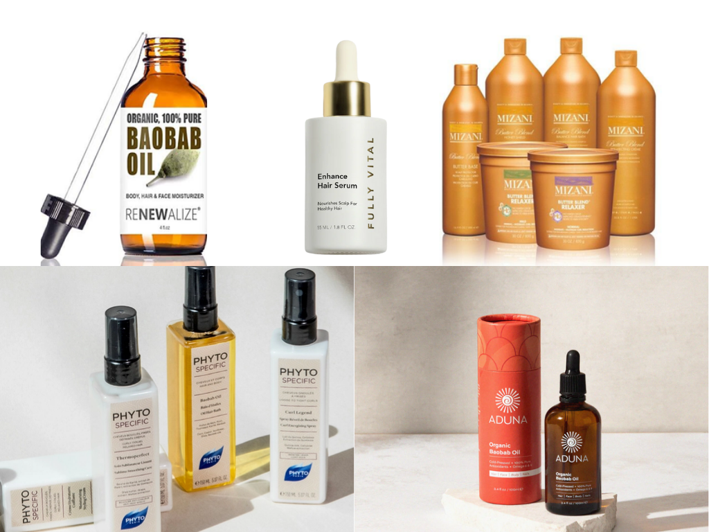 Top Baobab Oil Products for Hair