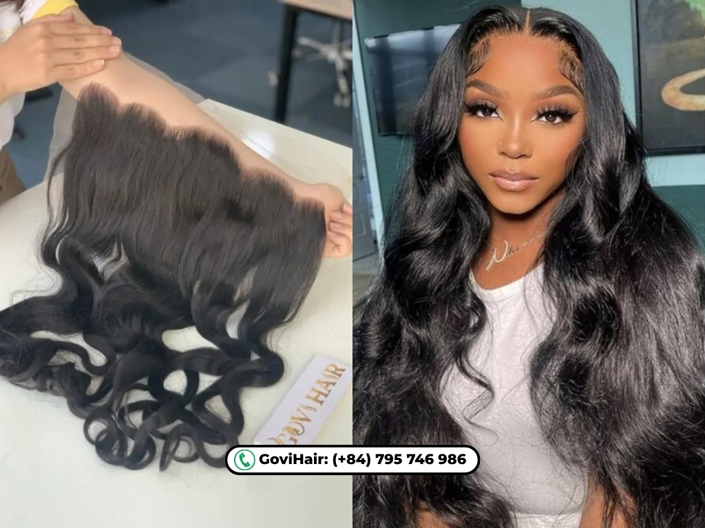 Lace frontals provide a full, seamless look across the hairline.