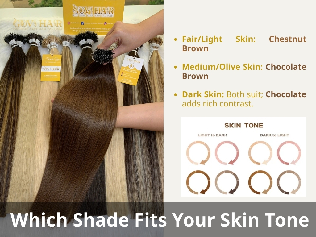 best brown hair for your skin tone