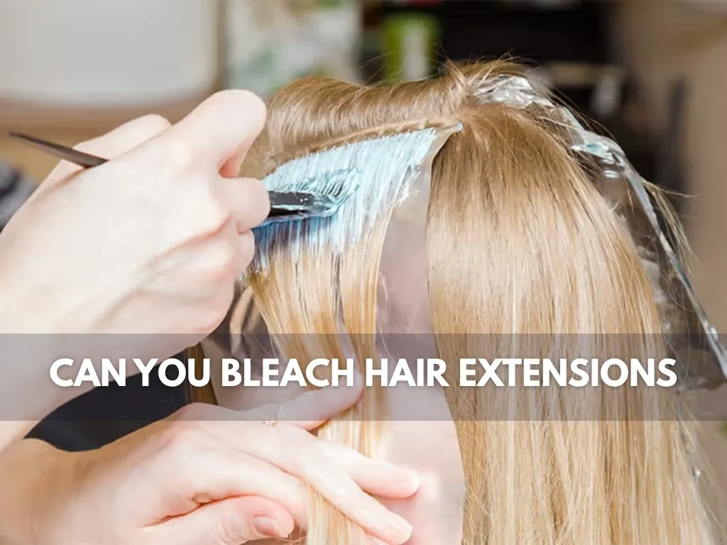 can you bleach hair extensions