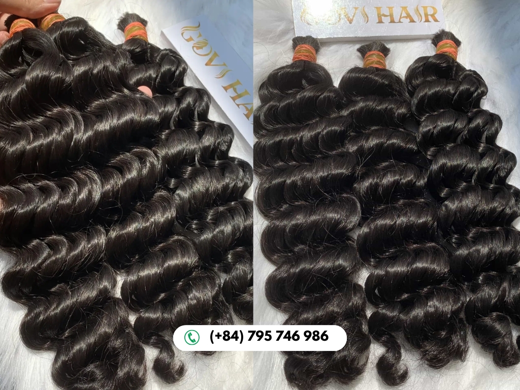 Bulk Wet and Wavy Human Hair for Braiding