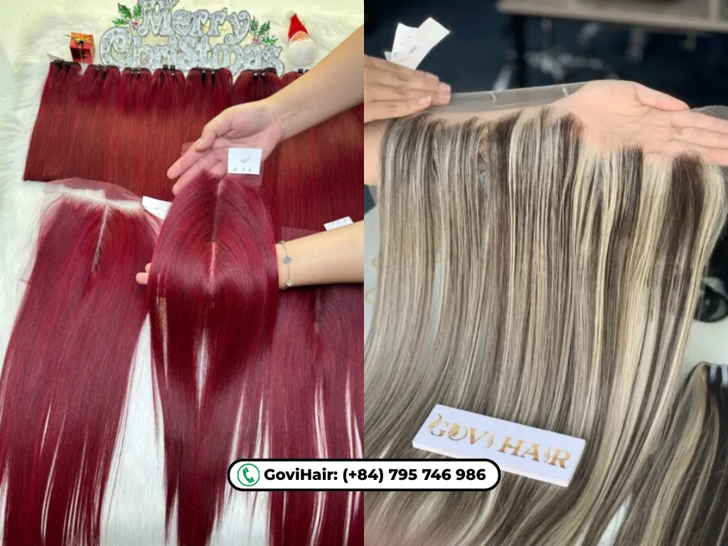 Each lace piece is made from carefully sourced Vietnamese hair.