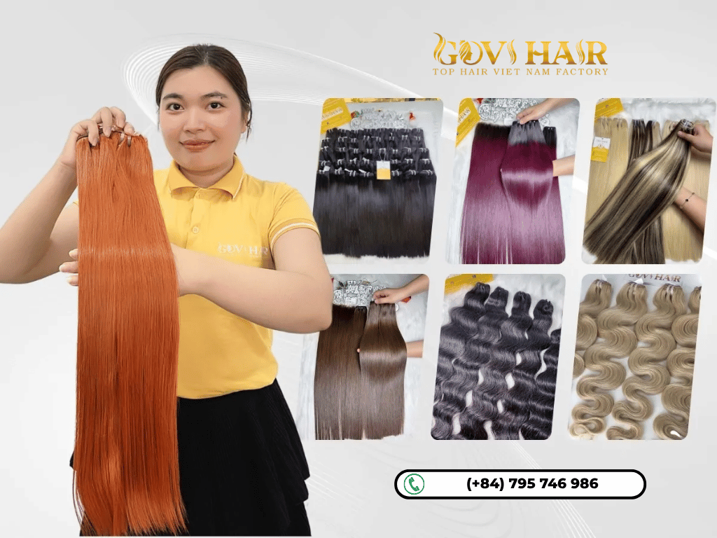 Govihair human hair bone straight wig premium quality