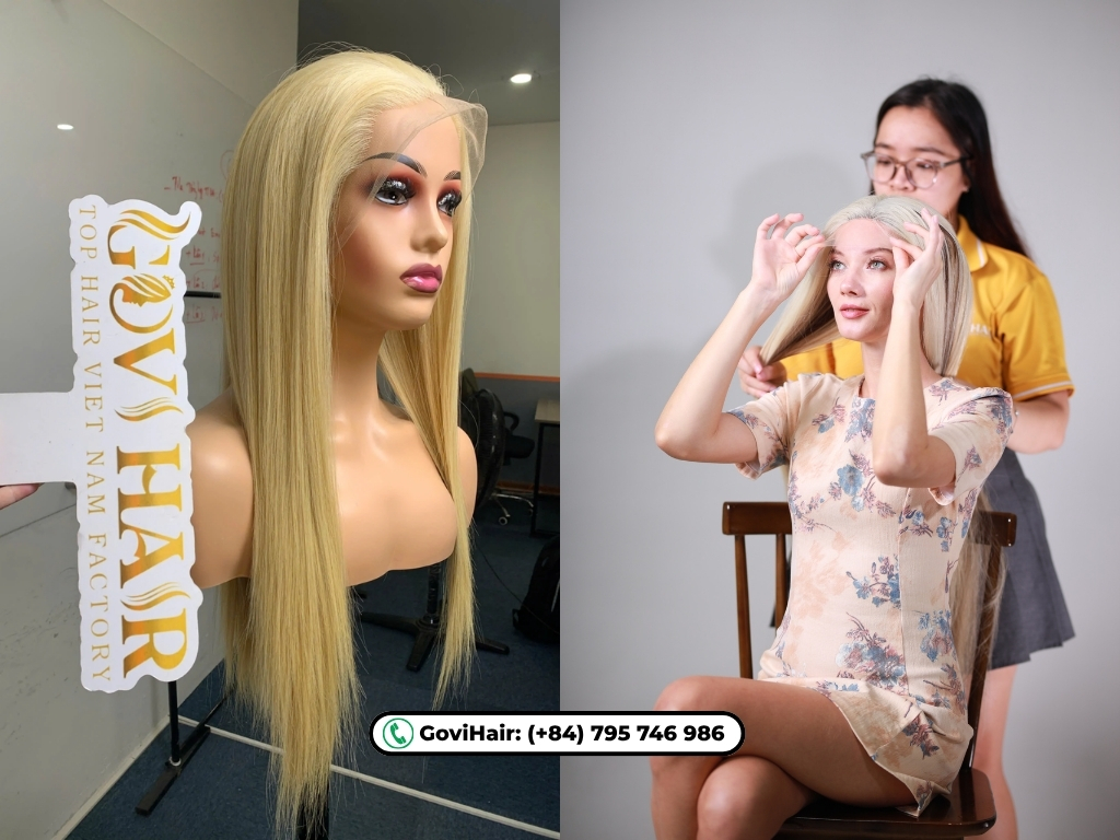 natural human hair wigs with soft and silky texture