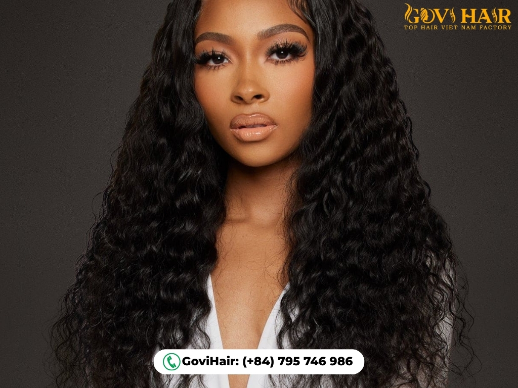 Brazilian Human Hair is thick, elastic, voluminous, long-lasting curls