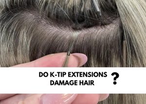 do k tip extensions damage hair