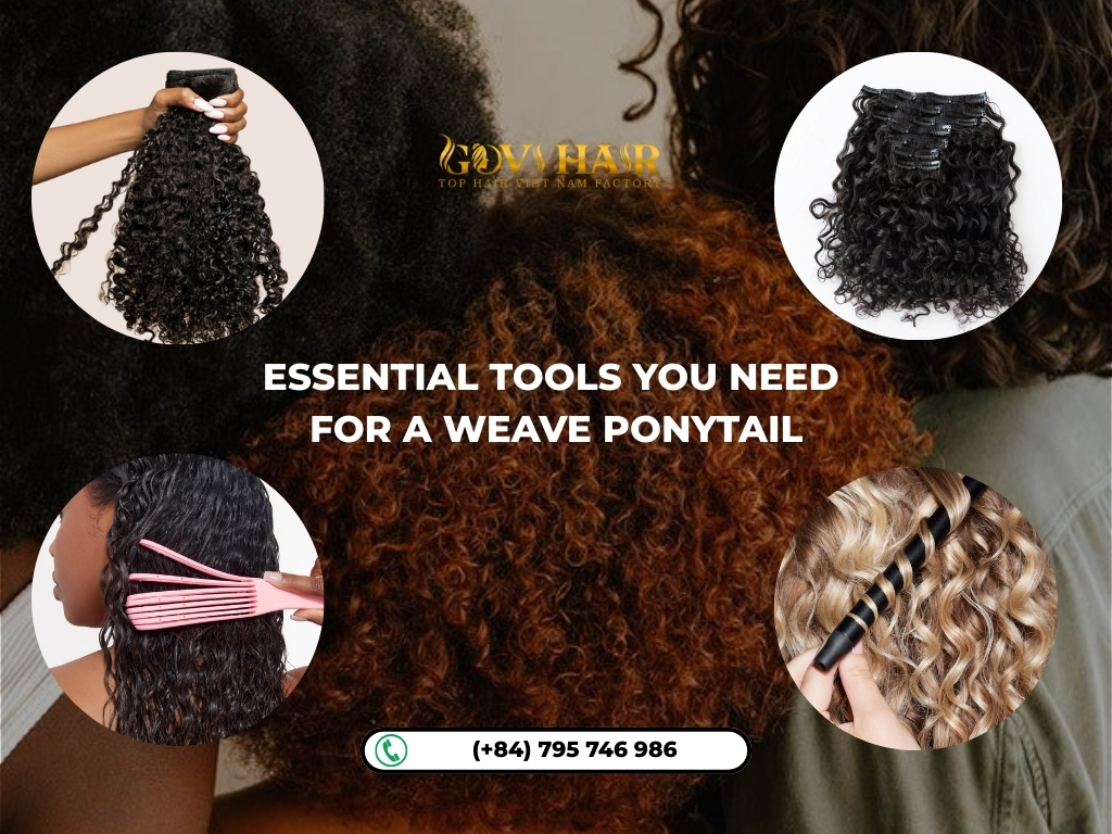 How to Do a Ponytail With Weave Hair: Step-by-Step Guide for Stunning Styles 4 Ponytail weave supplies for high-quality weave hair extensions