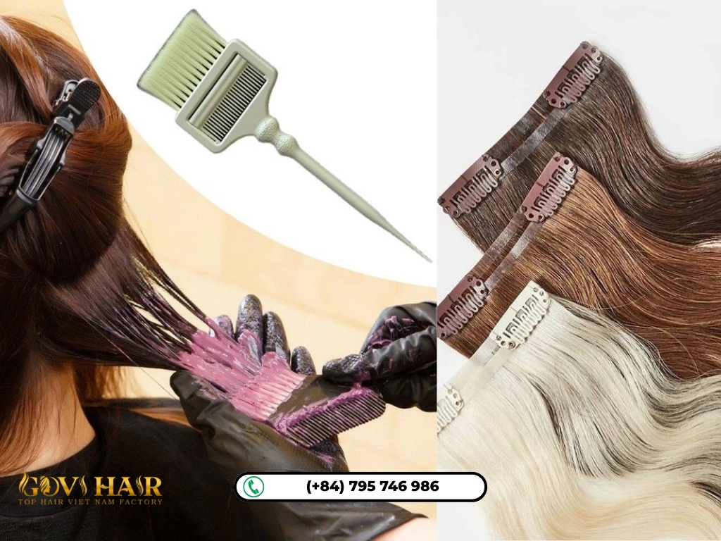 How to Dye Weave Hair: A Complete Step-by-Step Guide 2 Dye weave hair using tint brush