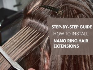 how to install nano ring hair extensions