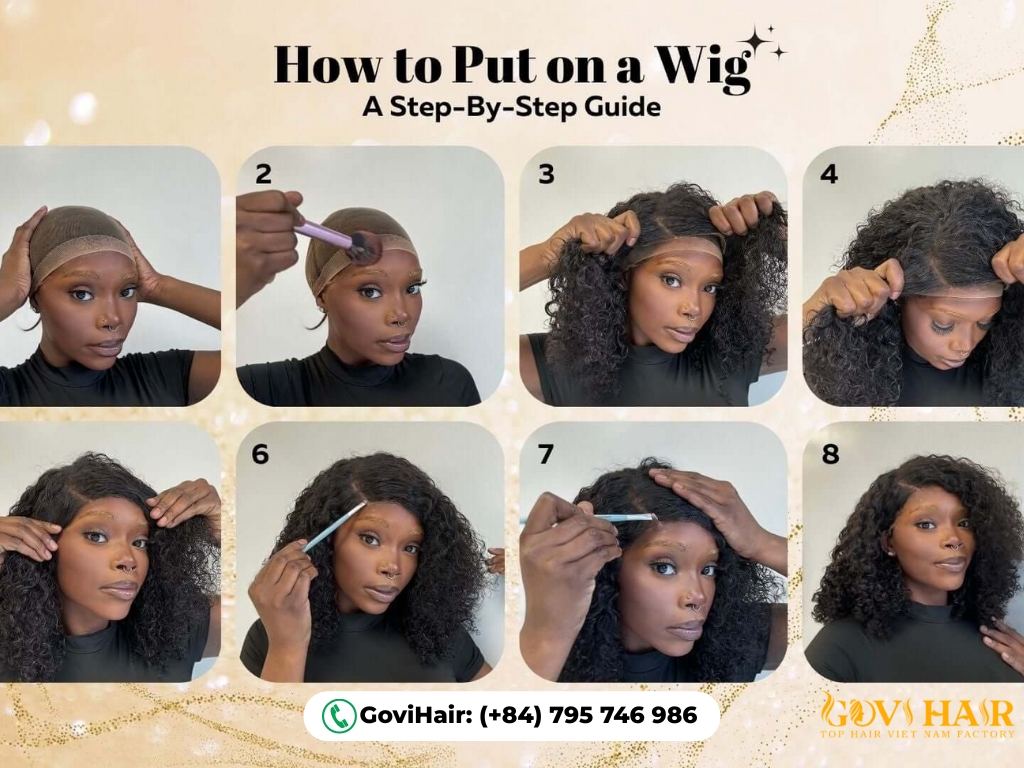 How To Put on a Wig Step By Step