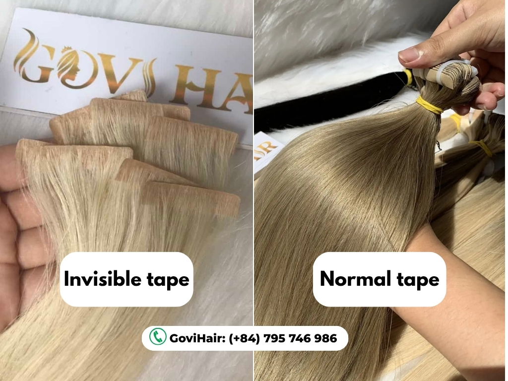 How to Apply Tape in Extensions For Thin Hair: A Complete Guide for a Natural Look 2 Invisible tape vs normal tape