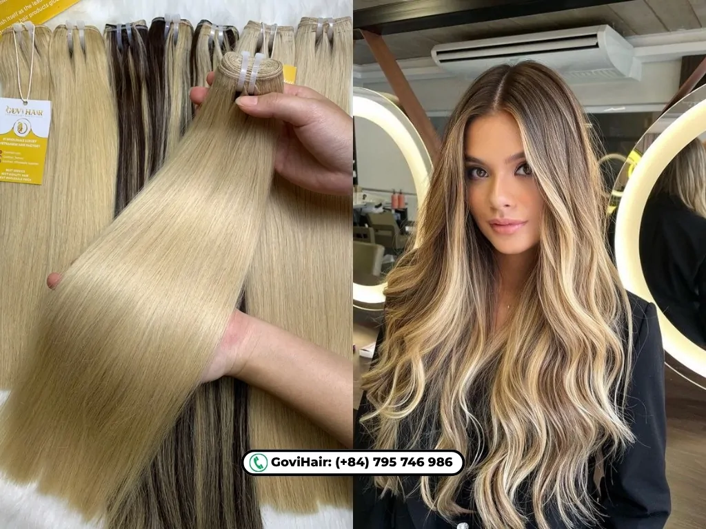 Real weft hair extensions human hair last long and offer better styling flexibility