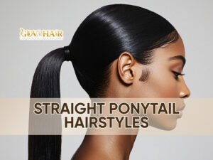 straight ponytail hairstyles