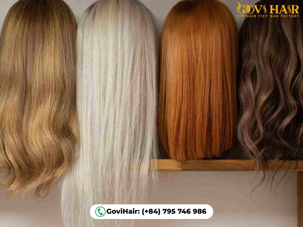 Types of human hair are classified by quality, origin, grade