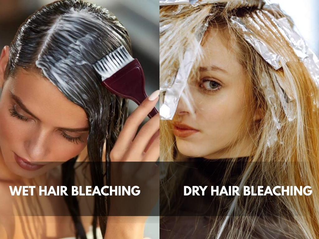 Wet Hair Bleaching vs. Dry Hair Bleaching