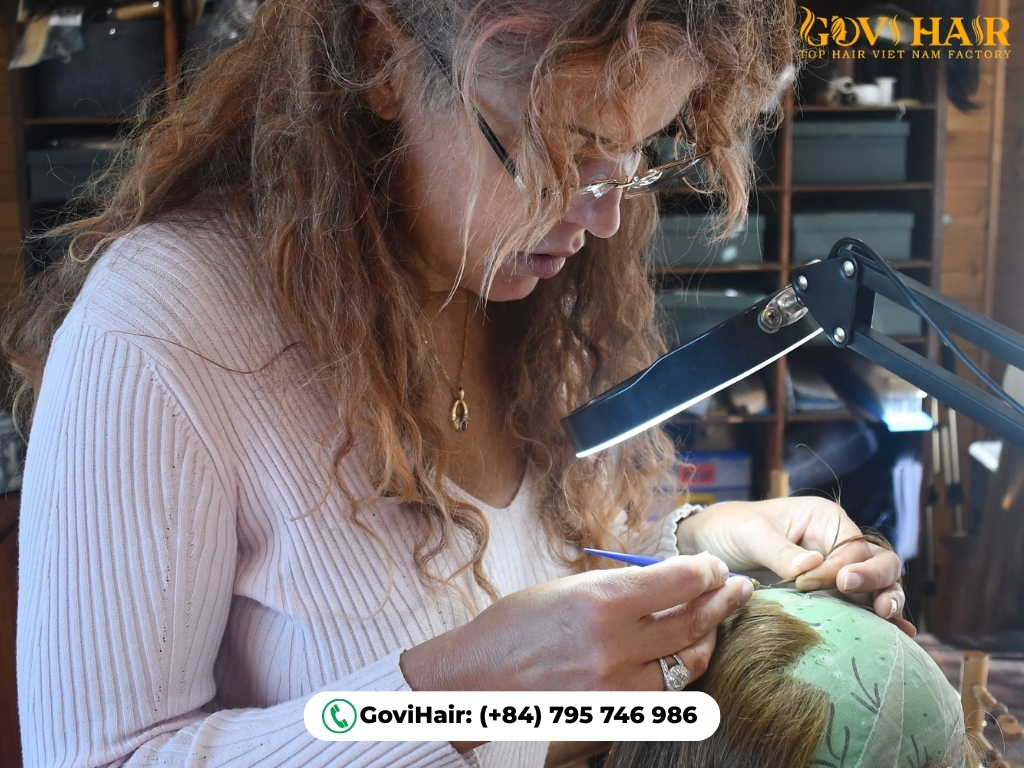 how to make a hair topper at home using real human hair for a natural