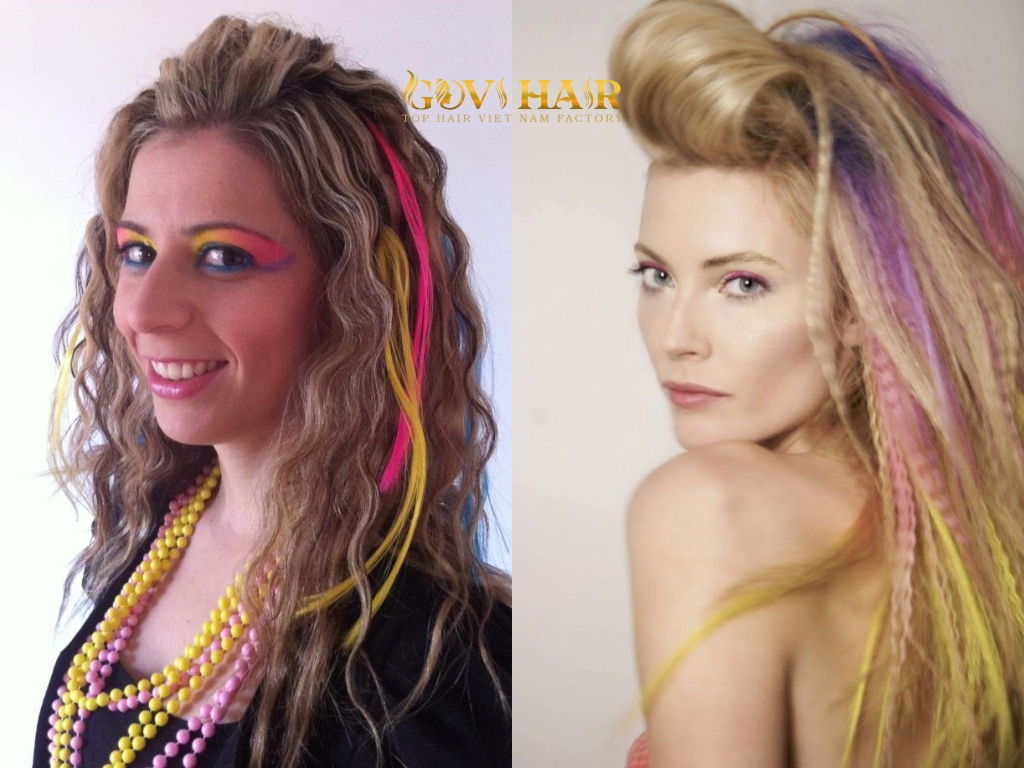 Neon Highlights were the boldest statement