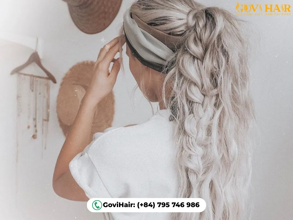 90s accent braids boho face-framing look