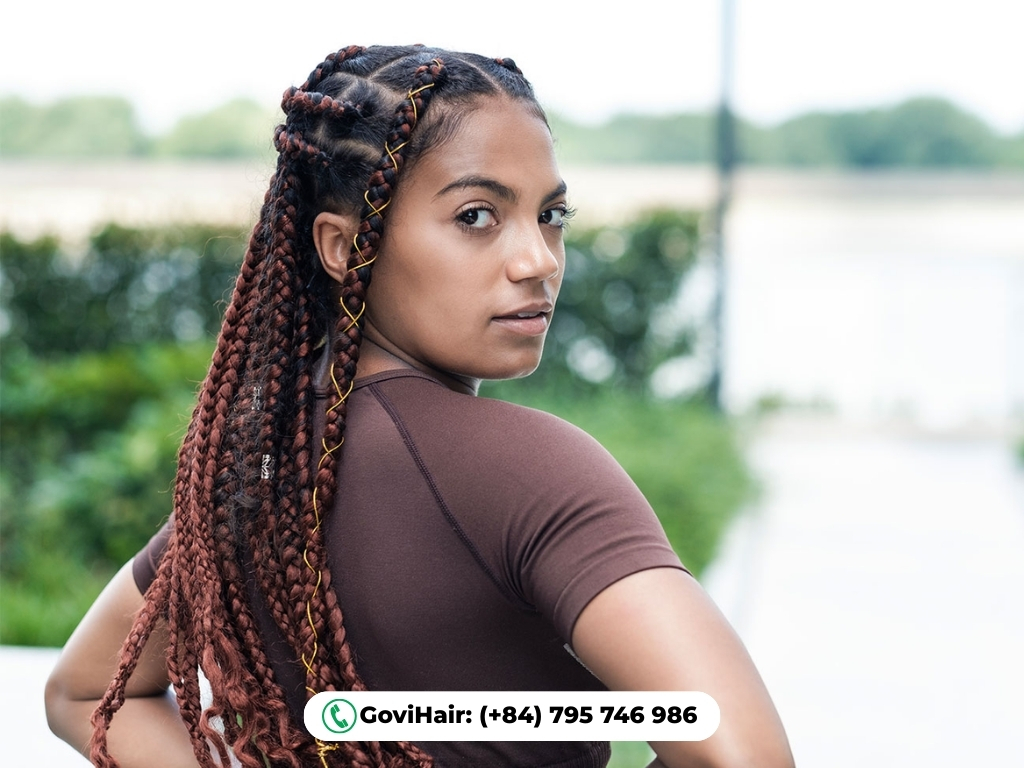 90s box braids Janet Jackson style