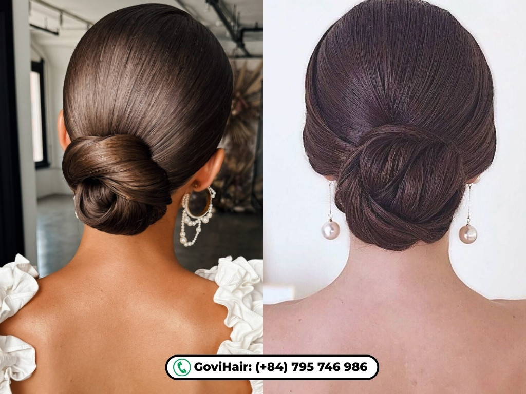 different bun styles for short hair​
