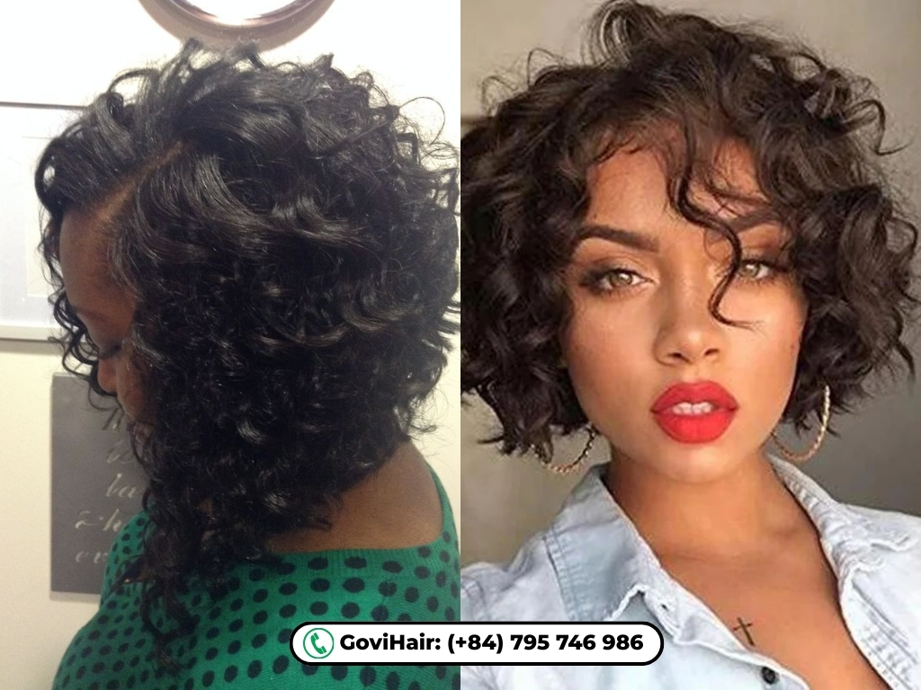 Intense volume with a trendy wet-look Deep Wave texture.