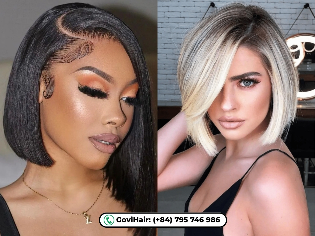 The perfect collarbone-grazing length for a safe, stylish transition.