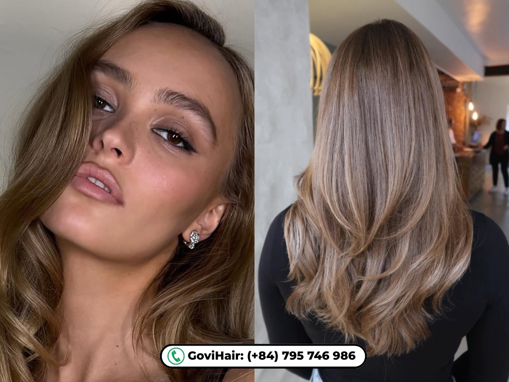 20 Best Hair Colors for Green Eyes: Shades That Make Your Eyes Pop 14 Ash Brown Hair neutralizes warmth for a cool aesthetic.