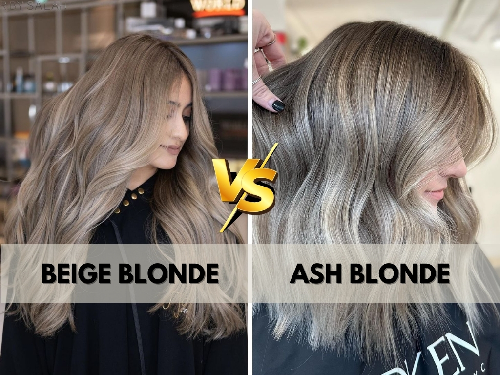 beige blonde vs ash blonde