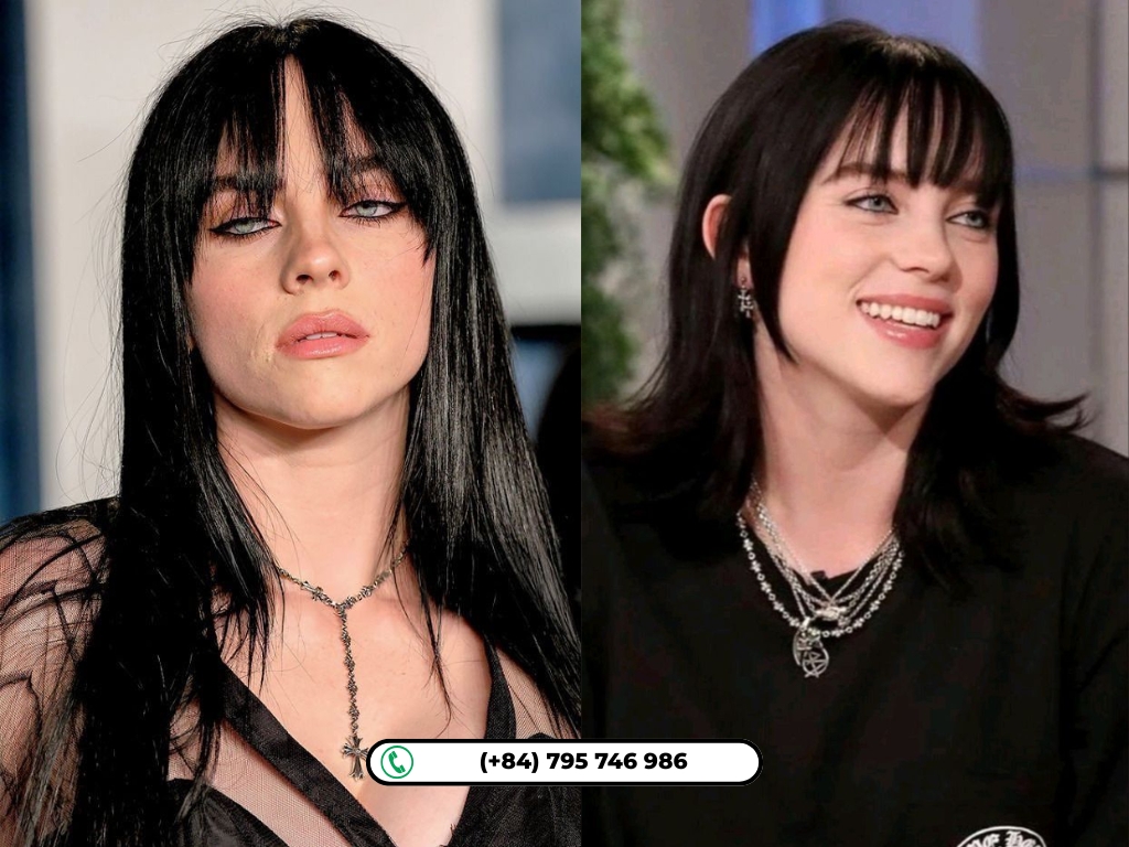 Straight Black Bob With Blunt Bangs