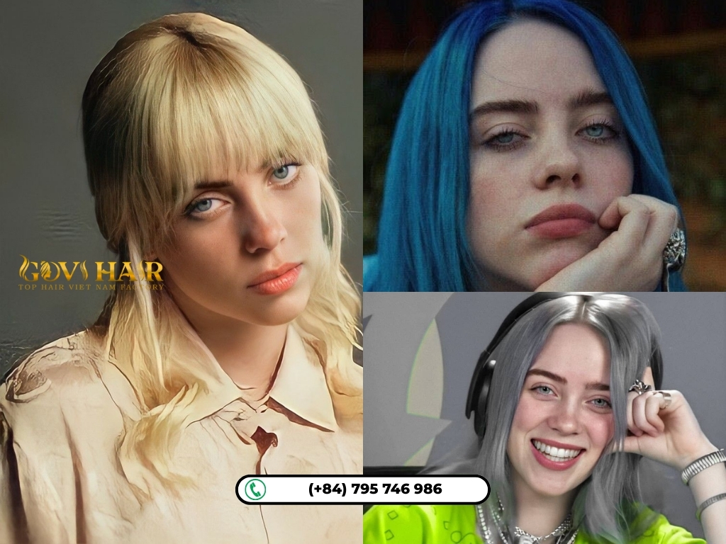 Billie Eilish signature hairstyles and her looks