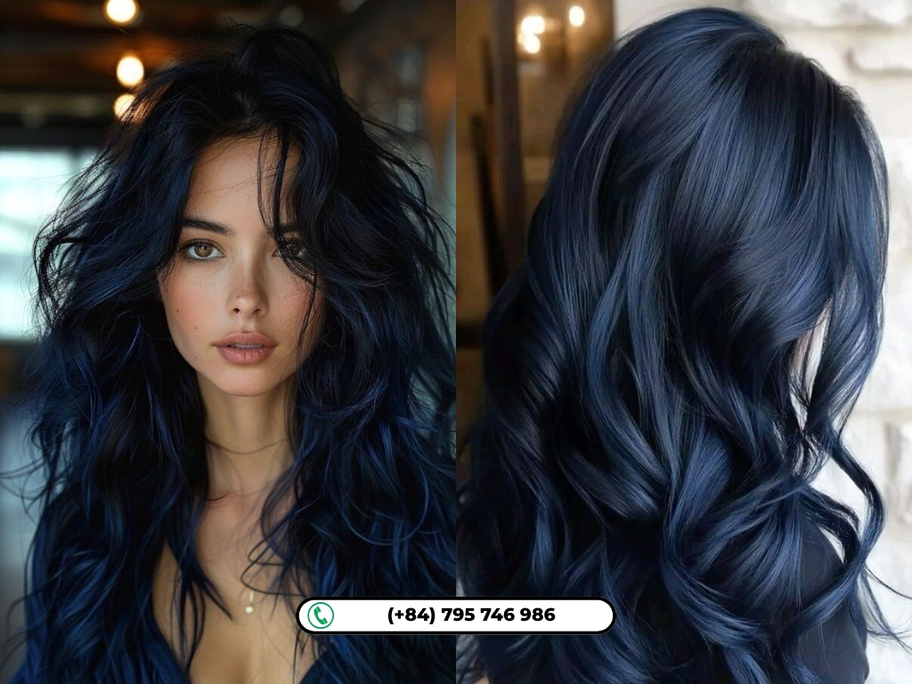 A blue-black shade with subtle dimension that catches the light beautifully.