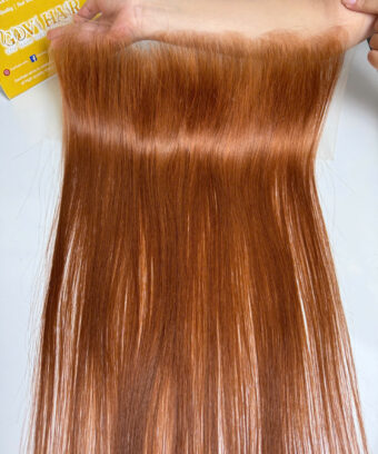 HD Lace Frontal 13×4 Bone Straight 22 Inches Brown Color