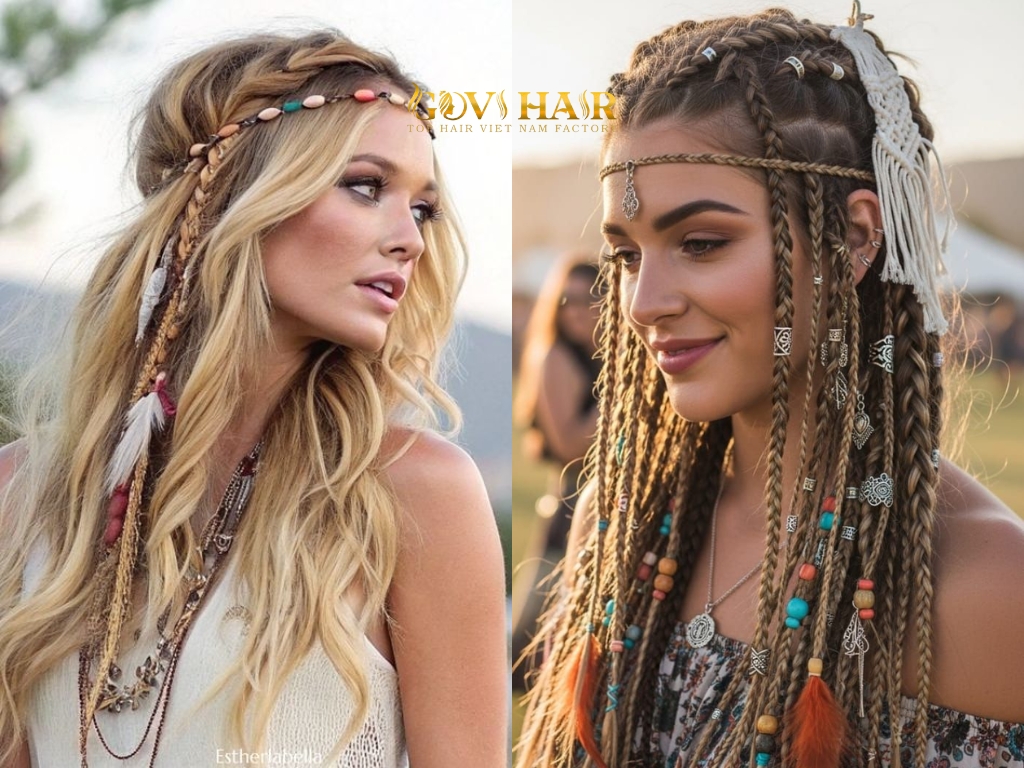 Bohemian Hairstyles are hairstyles that are boldly Boho but are creative