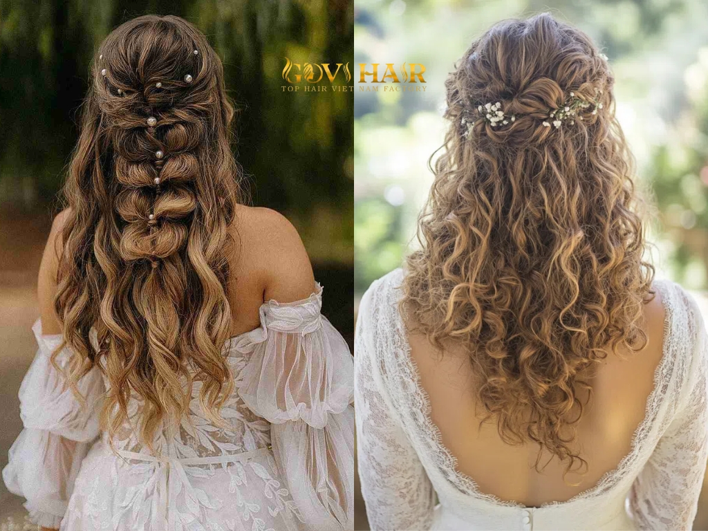 For curly hair, the most effective approach is minimal manipulation