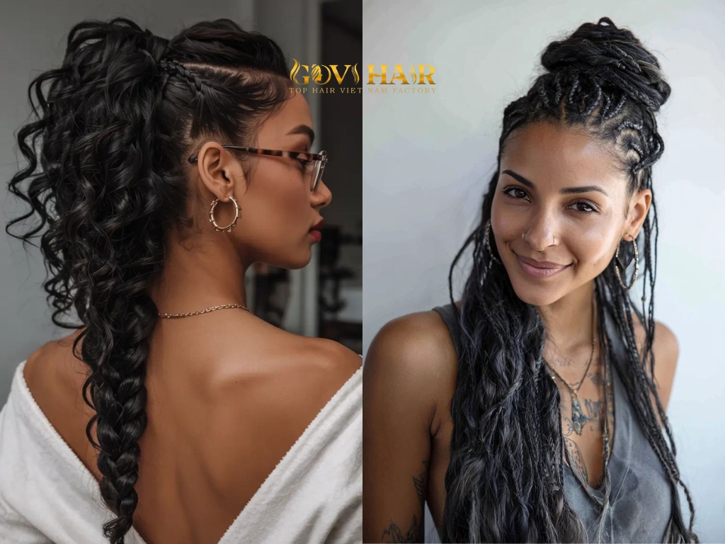 The weave ensures a sleek, voluminous finish