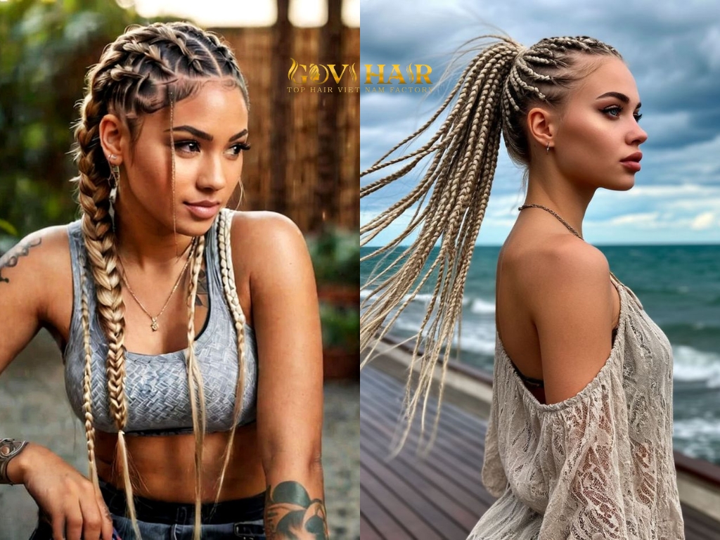 Proper care is essential to keep braid hairstyles with weave looking neat