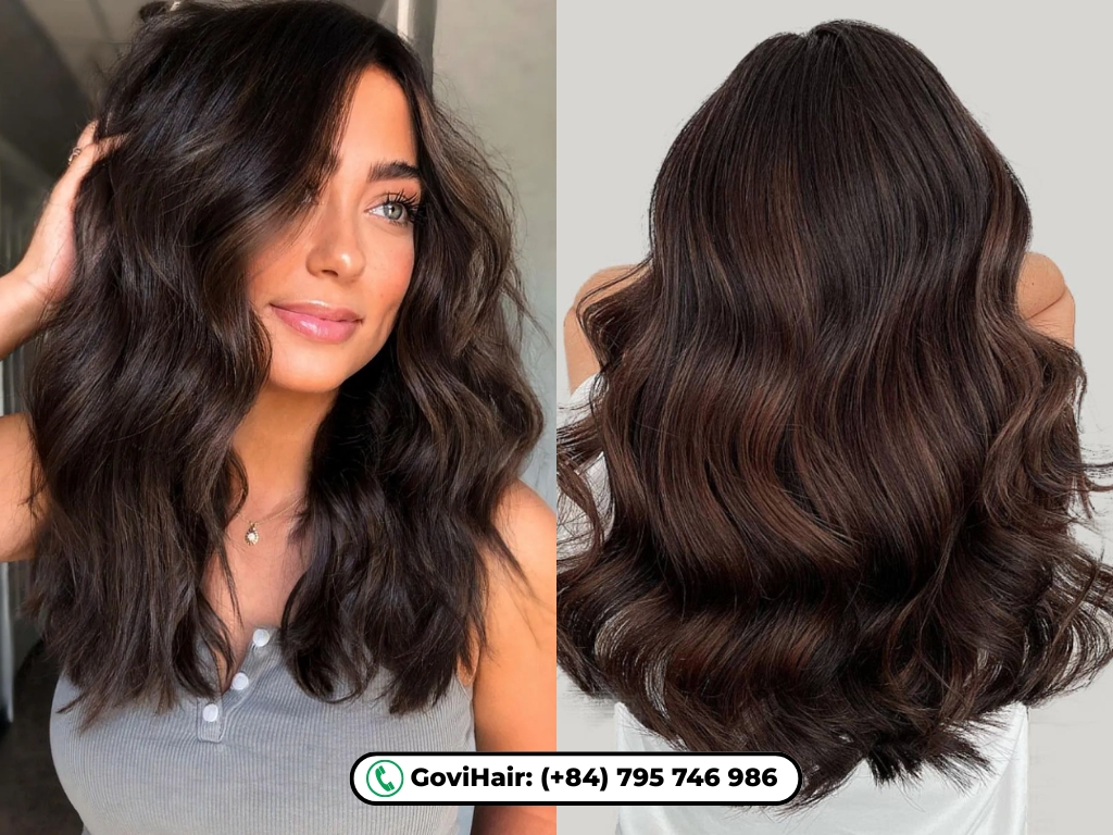 20 Best Hair Colors for Green Eyes: Shades That Make Your Eyes Pop 12 Chocolate Brown Hair creates deep, rich intensity.