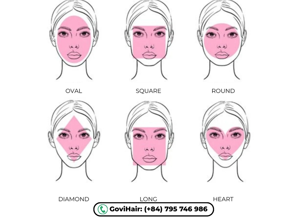 Short curly french bob with bangs